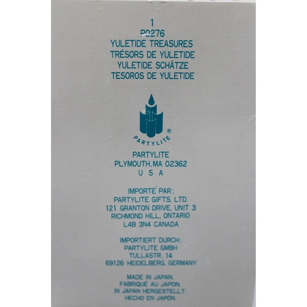 PartyLite yuletide treasures